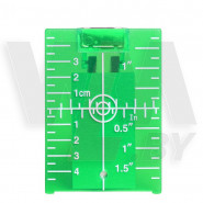 Мишень магнитная для лазерного нивелира (Зелёная)